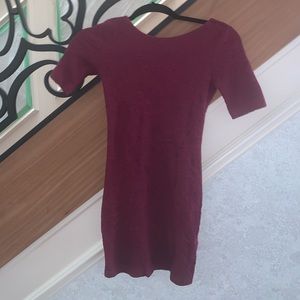 H&M Purple high neck mini dress size 2